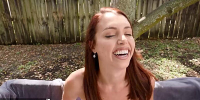 MOFOS - JMac Carries Lila Love Upside Down To Suck His Thick Dick & To Make It More Exciting For Her