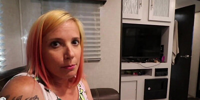 MILF Jane Cane sucks hard cock in POV-style video