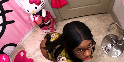 Round ass ebony doll is getting shagged hard in this POV