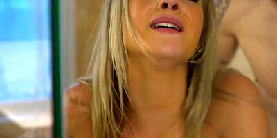 Camsoda - Big Tit Step Sister Fucks her Step-brother in the Shower