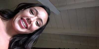 Intense POV intercourse between a lustful mother and her endowed stepson