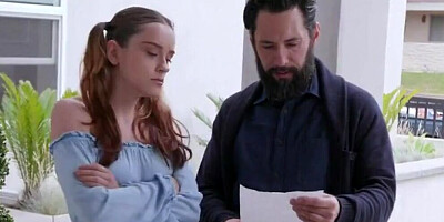 Doggystyle cute bounces on stepdad's cock tinder wife