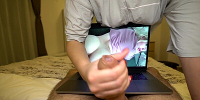 Stepsister Caught Me Watching Porn While She Helps Me Cum Inside!