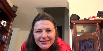 Perverted mature is playing with her cunt in this homemade POV