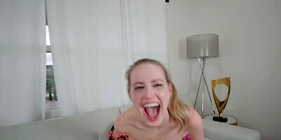 Nade Nasty facefucking the horny blonde Scarlette Sage