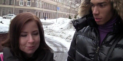 Reality porn video with a secretary