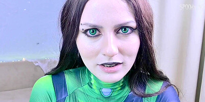 Doc turned Shego into a stupid and made her to masturbate endlessly and beg for orgasm