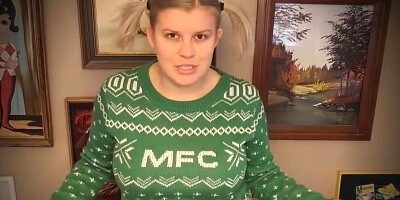 Camgirl little StepSister Tricks you into Eating your own Cum