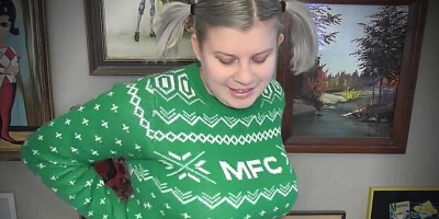 Camgirl little StepSister Tricks you into Eating your own Cum