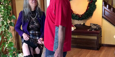 Granny Gives Sugar to Neighbor Boy