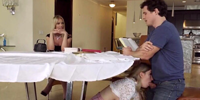 Reality Kings - Stepdaughter gets Caught Sucking Cock by Mom
