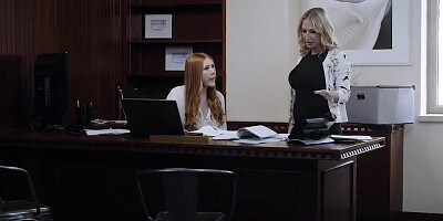 FreeUse Fantasy - Submissive Blonde Assistants Let Their Boss To Bang Them On The Office Desk