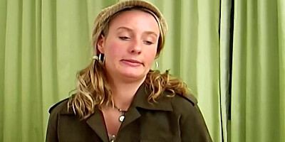 Small titted German teen taking care of two hard and loaded rods