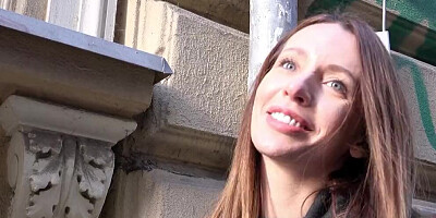 Amateur MILF is fucked and fed with semen at porn casting