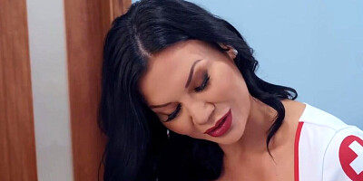 Male Pornstar broke his Dick, but Nurse Jasmine is here!