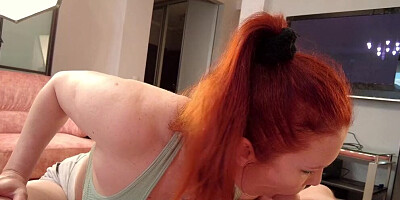 Why did you take Dad's Viagra, asshole! - Big Tit Step Mom helps Step Son to Cum