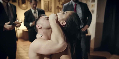 PURE TABOO Escort Humiliated by Businessmen during Public Fuck