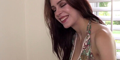 Cute Teen Massages Her Stepbrother Before They Fuck - Anna De Ville