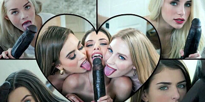 Collection of massive black cocks shafting and ramming the pussies of tight white girls