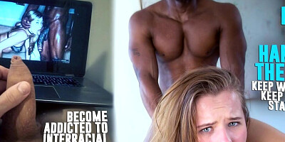Collection of massive black cocks shafting and ramming the pussies of tight white girls