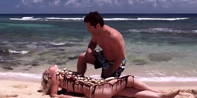 Busty and Gorgeous Blondes Have Lesbian Sex Outdoors