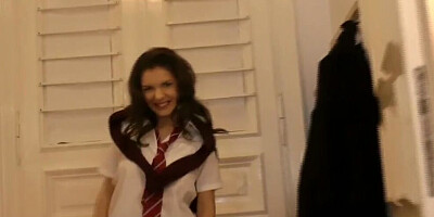 Pussyeating glamour british milf fingers schoolgirls ass