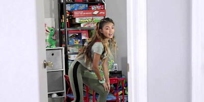 Family Strokes - Cute And Tiny Asian Babe Pounds Her Horny Stepbro To Become Viral In TikTok