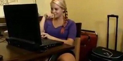 Busty amateur blonde lady and her horny husband love filming their sexual adventures