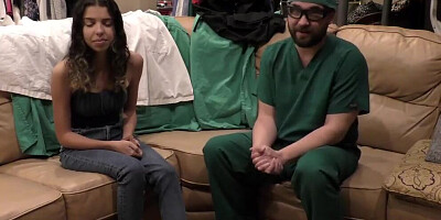 Horney Slut Aria Nicole Diagnosed With Sexual Deviance Disorder By Doctor Tampa At CaptiveClinicCom!