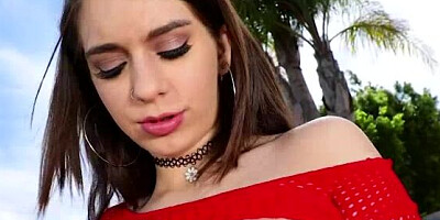 The pussy of this fine brunette is barely able to handle this BBC