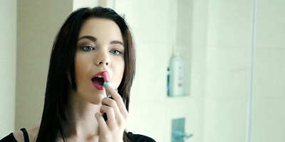 PASSION-HD Pretty Face Pale Bunnie Hughes Dripping Pussy Fucked