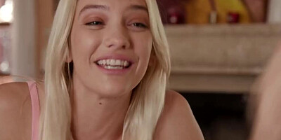 Kenna James Dominates Adira Allure In Bed With Her Tongue