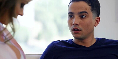 Amazing MILF Emily Addison is having genital interaction with her stepson