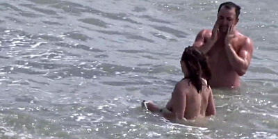 SPY BEACH - Mature Nude Beach Voyeur Milf Amateur Close Up Pussy