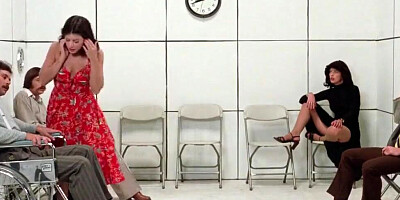 Housewife is bend down and fucked in the kitchen in this vintage movie