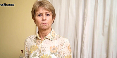 MATURE4K. Mature maid with short haircut is carnal with man before leaving