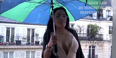 Slutty mature brunette takes a lot of cocks at this gangbang