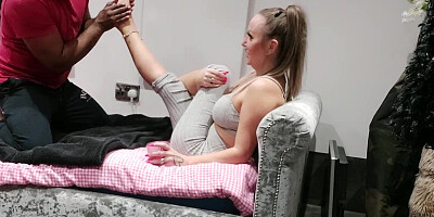 Classy Filth gets her Feet Massaged by Nemo Brown
