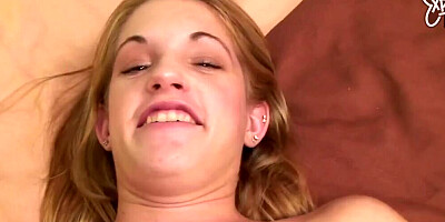Cute Blonde Teen Blowing And Rimming The Cameraman