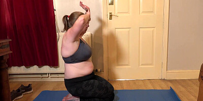 Aunt Judy's - Busty Mature BBW Housewife Rachel - Naughty Yoga Workout