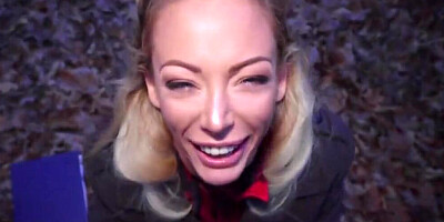 Blonde cougar Isabelle Deltore handles a big cock in POV scene