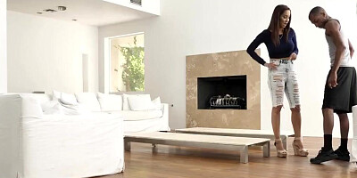 Isis Love uses a Massage to Touch in her Stepsons Dick