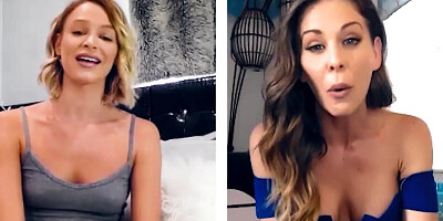 MOMMYSGIRL Thirsty Emma Hix And Stepmom Cherie DeVille Share Their Wet Pussy On Cam