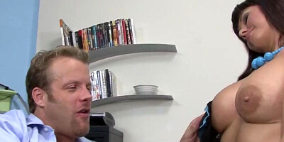 Business meeting ends up with hard fuck