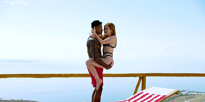 BLACKED BBC Craving Red Head gets Dominated on Vacation