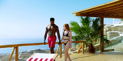 BLACKED BBC Craving Red Head gets Dominated on Vacation
