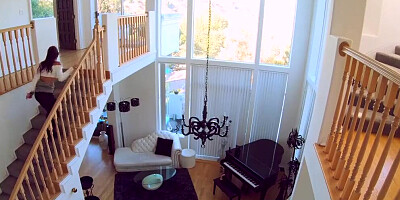 SpyFam Step sis Aidra Fox caught musical masturbating