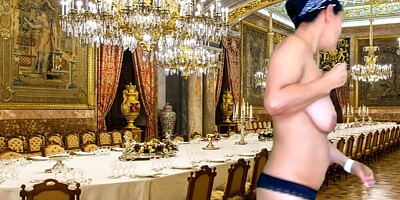 COMPLETE 4K MOVIE TIDYING UP FOR A BANQUET WITH ADAMANDEVE AND LUPO