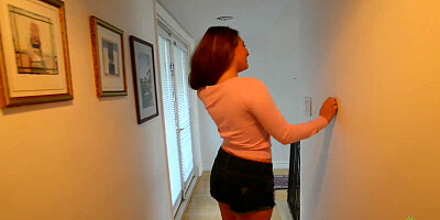 Hair pussy model Cali Hayes strip down and plays with her hairy pussy