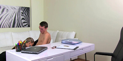 FemaleAgent. Quiet Stud Turns into a Sensational Fuck Machine